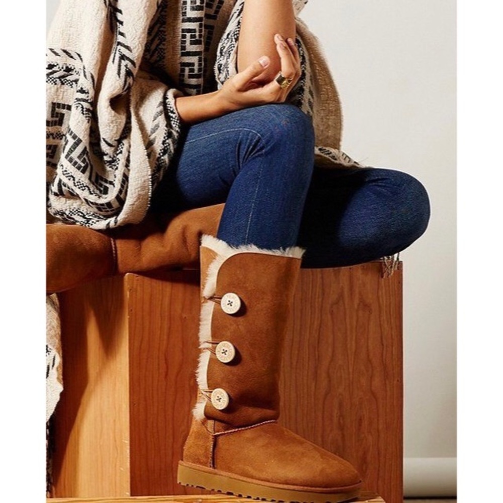 Ugg Brown Bailey Button Triple Li Boots - image 1